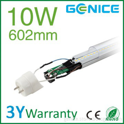 HOT sale 2ft 1000lm T8 light tube with CE ROHS UL certificates